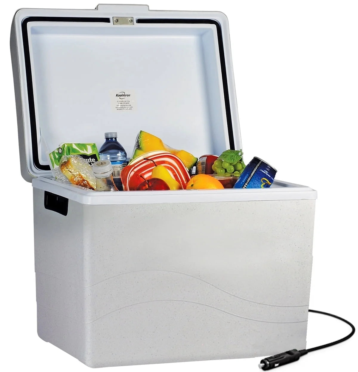 12V 42L Electric Cooler/Warmer - Versatile Two-Way Design in Sleek Gray