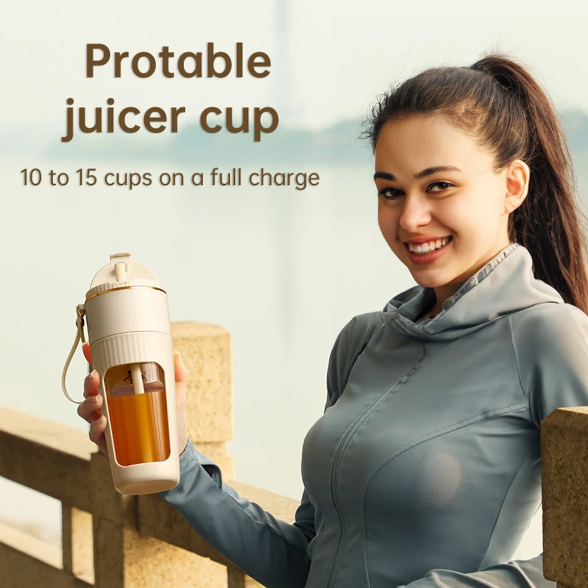 Portable Blender - Your Ultimate Ice and Frozen Fruit Smoothie Maker!