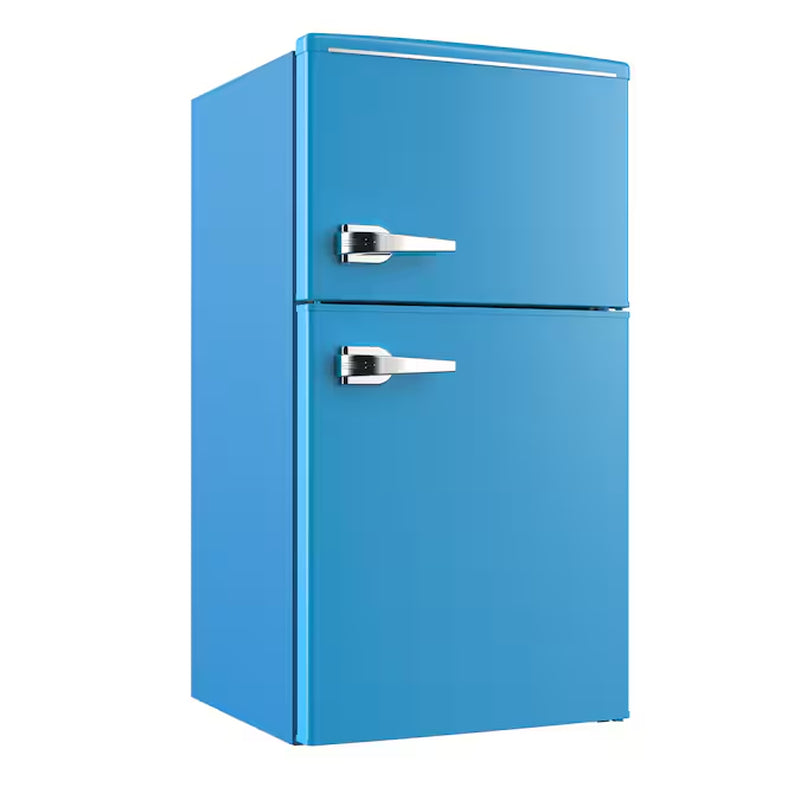 3-Cu Ft Mini Fridge with Freezer ( Black )
