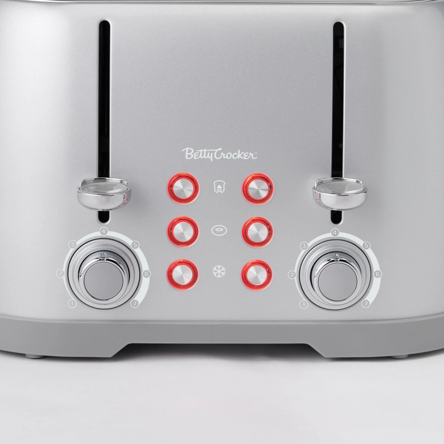 4-Slice Toaster, Silver with Extra Wide Slots