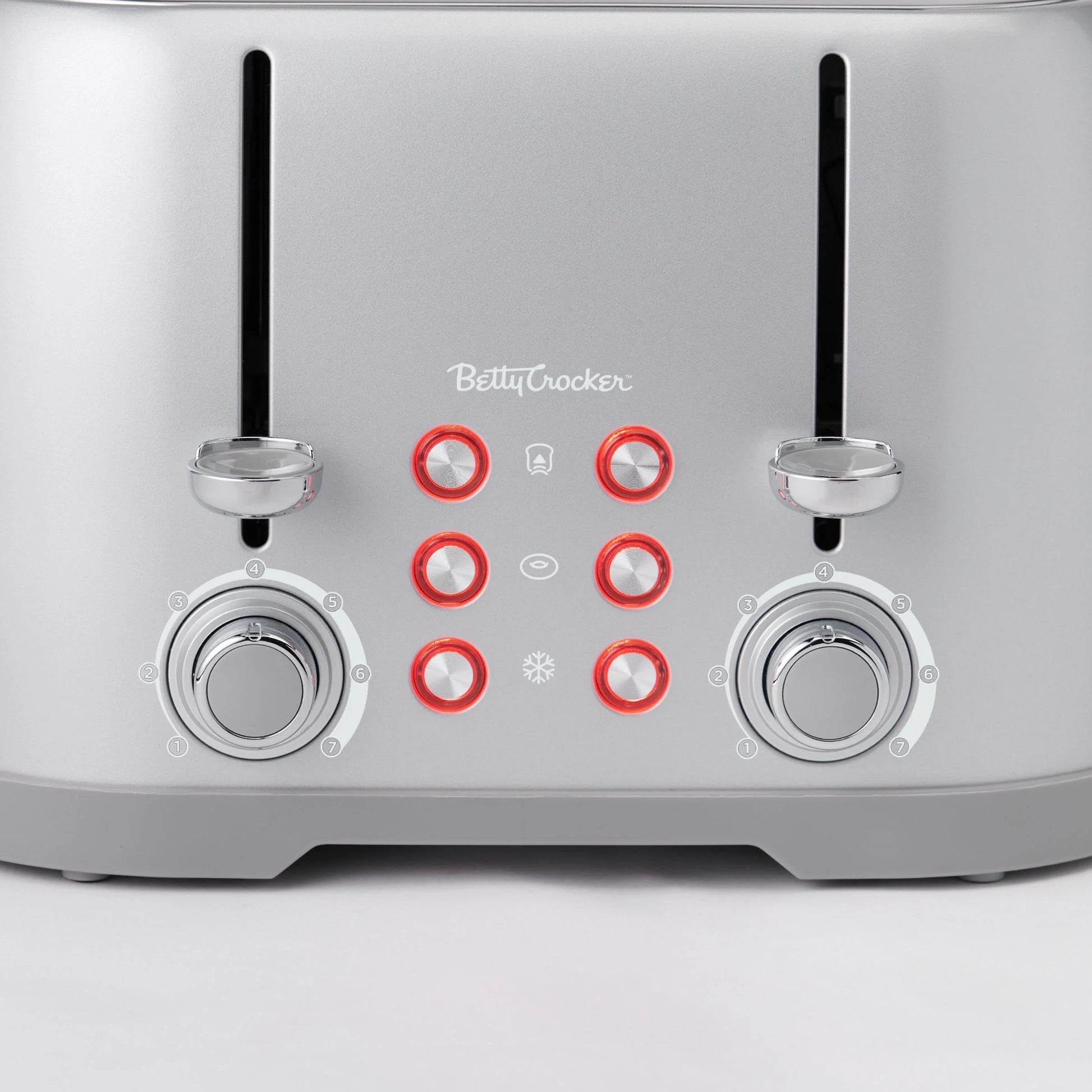 4-Slice Toaster, Silver with Extra Wide Slots