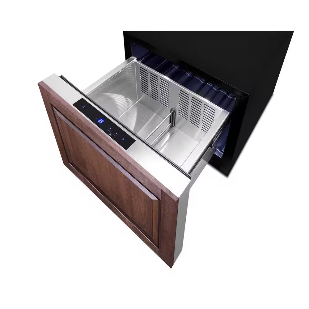 1.6 Cu. Ft. Mini Fridge in Stainless Steel without Freezer, Drawer Style