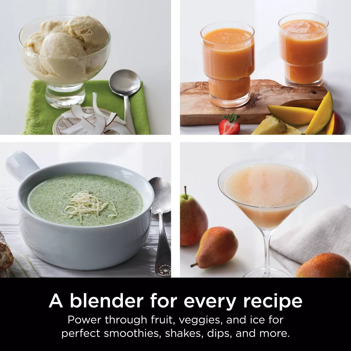 Ninja Professional Blender 1000W BL610: 72 Oz. Smoothie & Ice Crusher, 6-Blade Tech, 3 Speeds, Dishwasher-Safe Parts