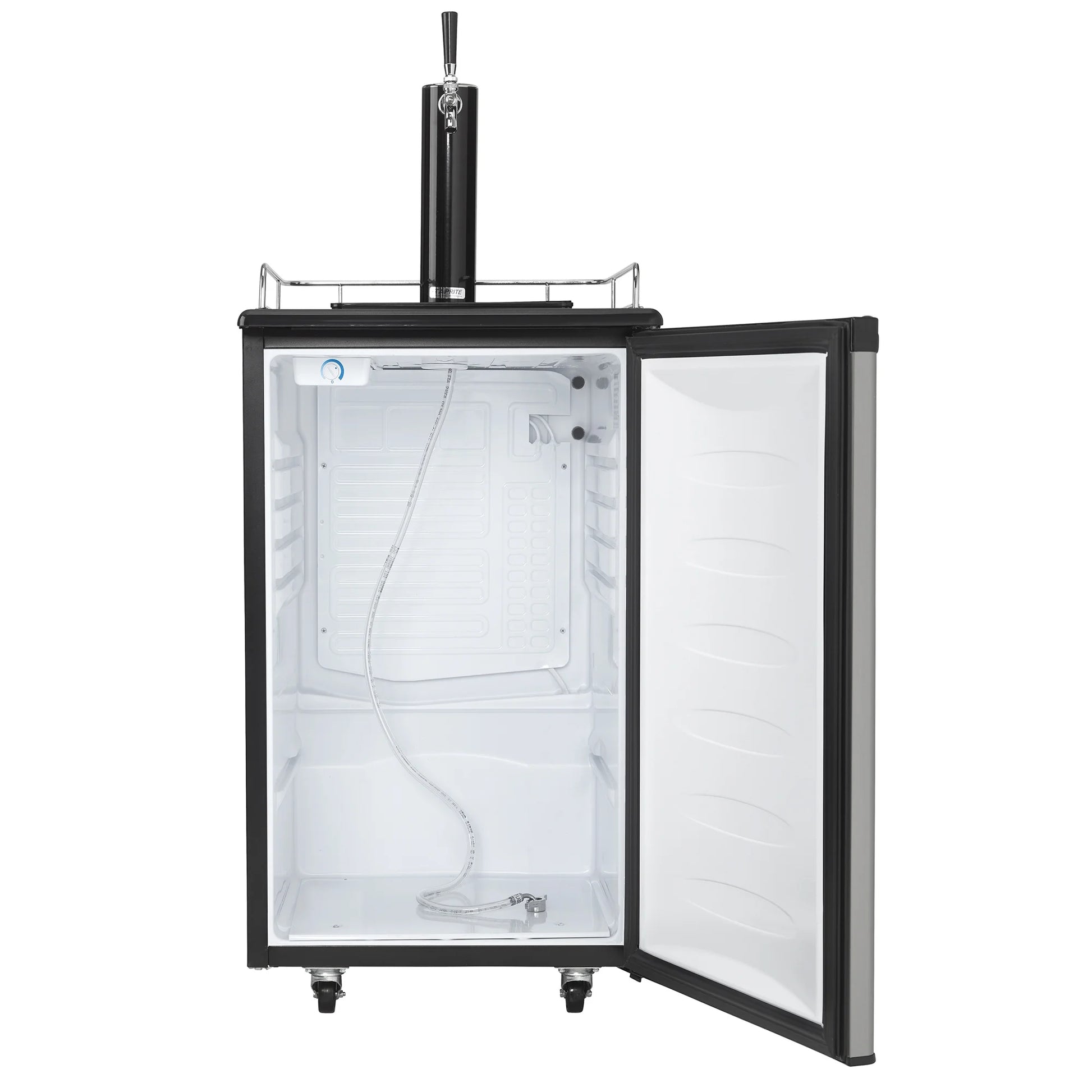 5.4 Cu. Ft. Stainless Steel Single Tap Keg Cooler - Perfect for Home Entertaining!